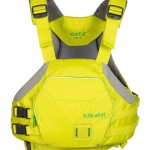 Kokatat Hustle PFD, Lightly used, Mantis (yellow), size XS/S